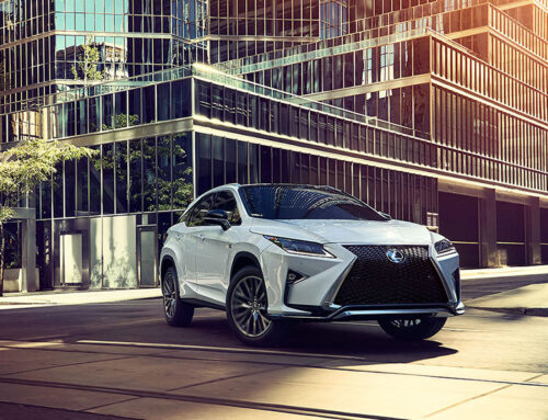 Car driving a tunnel