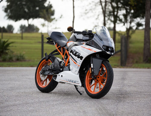 Drive a motorbike by yourself